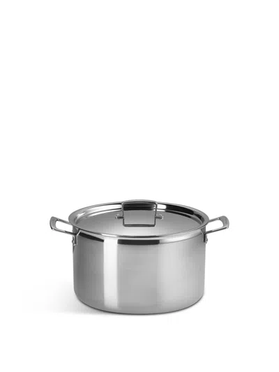 Le Creuset 10-quart Classic Stainless Steel Stock Pot In Gray