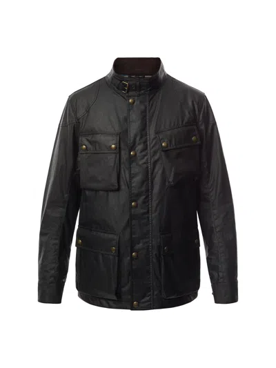 Belstaff Trailmaster Waxed Jacket Black