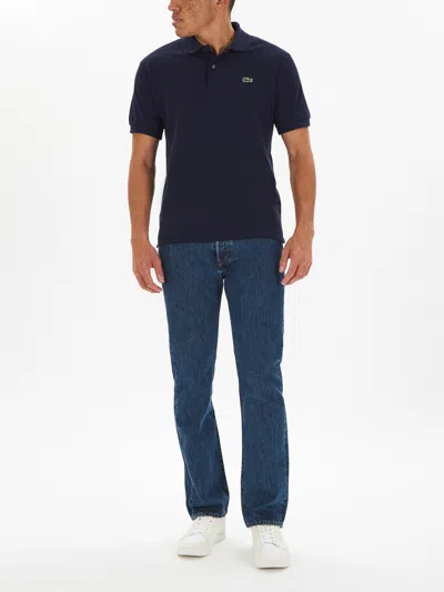 Lacoste Mens Classic Fit Polo Shirt In Yellow