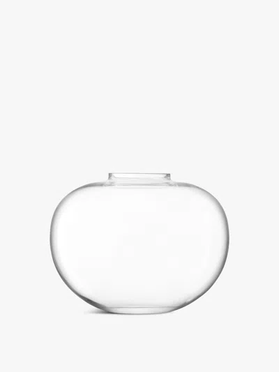 Lsa Flower Curved Bouquet Vase In Clear