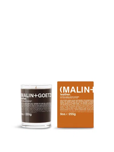 Malin + Goetz Malin+goetz Leather Scented Candle In Brown