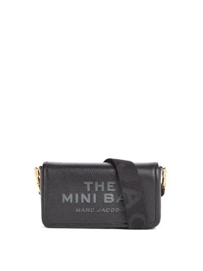 Marc Jacobs The Leather Mini Shoulder Bag In Black