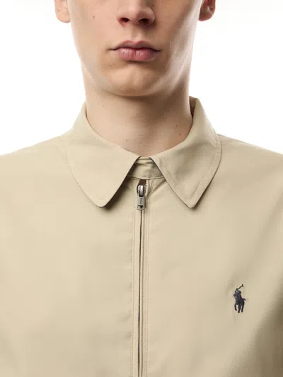 Polo Ralph Lauren Bi-swing Lightweight Zipped Jacket In Black