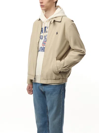 Polo Ralph Lauren Bi-swing Lightweight Zipped Jacket In Black