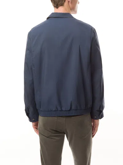 Polo Ralph Lauren Cotton Gabardine Bomber Jacket In Blue