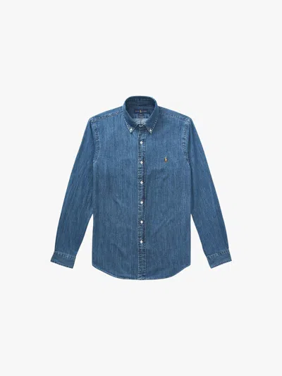 Polo Ralph Lauren Blue Denim Button-down Shirt