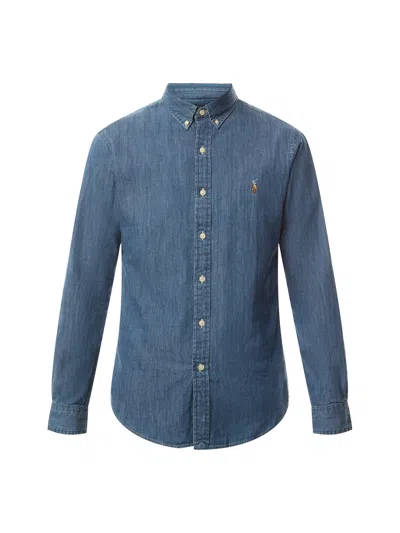 Polo Ralph Lauren Blue Denim Button-down Shirt