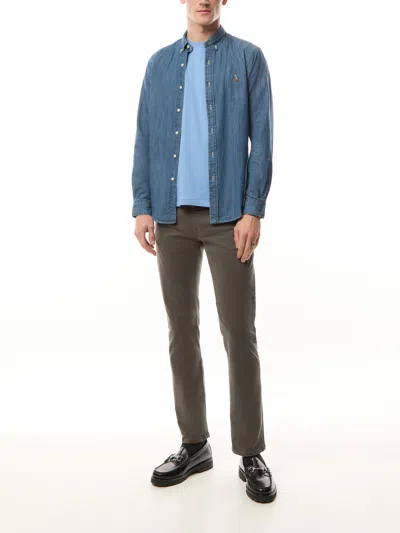 Polo Ralph Lauren Blue Denim Button-down Shirt