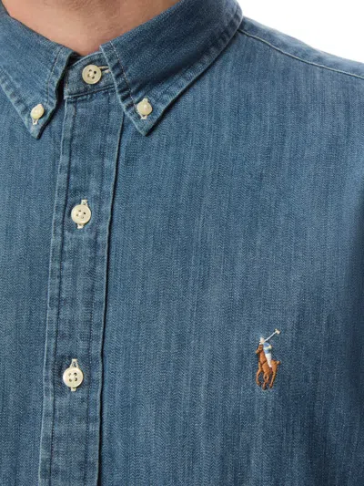 Polo Ralph Lauren Blue Denim Button-down Shirt