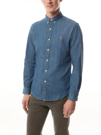 Polo Ralph Lauren Blue Denim Button-down Shirt