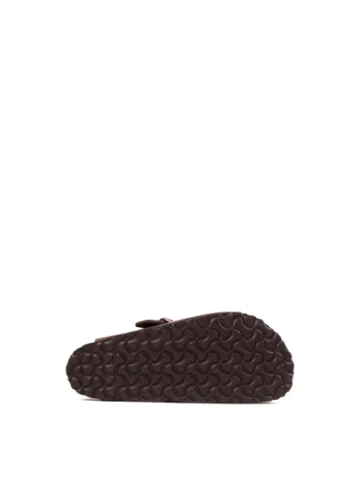 Birkenstock Boston Oiled Leather Mules In Multicolor