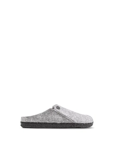 Birkenstock Zermatt Shearling Wz Womens Lined Slippers Colour: Light Grey Felt, Size: 3 / 36