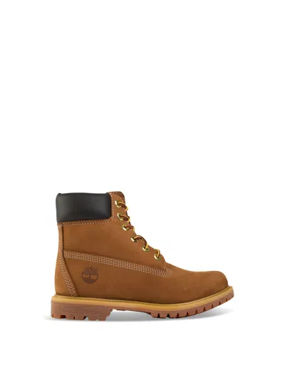 Timberland Premium 6 Inch Lace Up Waterproof Boot In Brown
