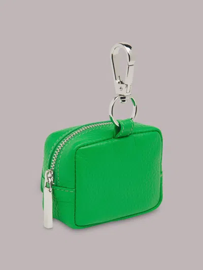 Whistles Bibi Keyring Bag In Green/multi