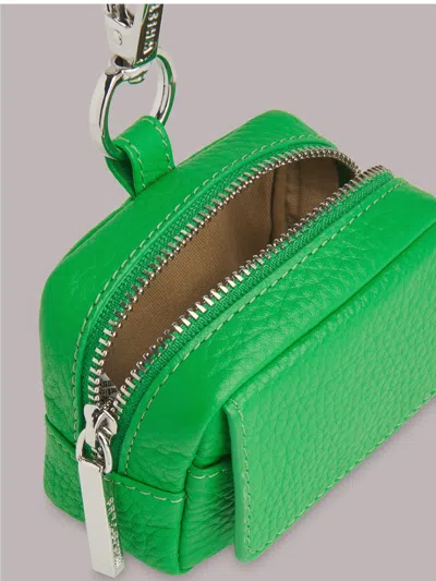 Whistles Bibi Keyring Bag In Green/multi