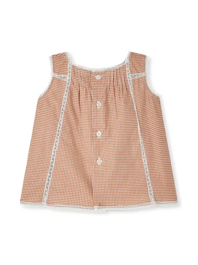 Bonpoint Acacia Blouse In Orange