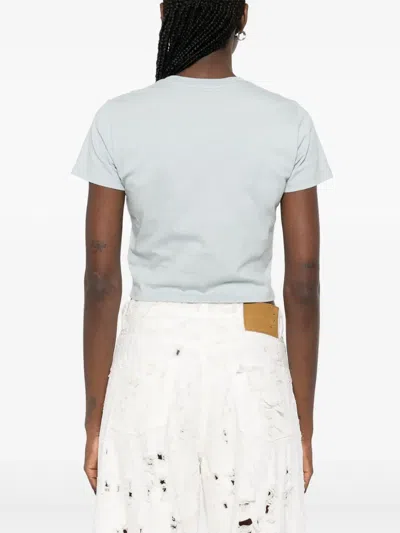 Amiri Hollywood Café T-shirt In Blue