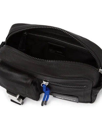 Karl Lagerfeld Jeans Logo-print Crossbody Bag In Black