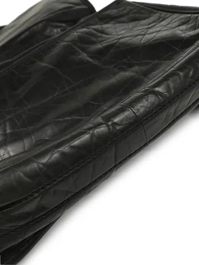 Pre-owned Chanel 2006 Diamond-quilted Shoulder Bag In Black