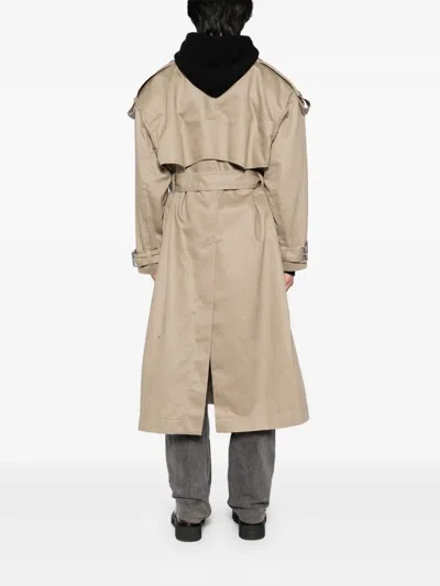 Meryll Rogge Cotton Trench Coat In Neutrals