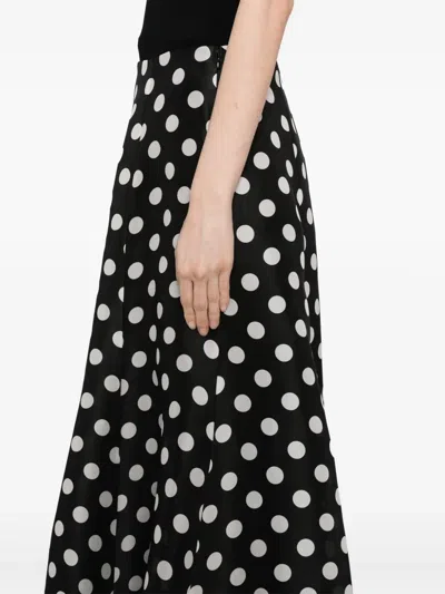 CAROLINA HERRERA POLKA-DOT PANTS 