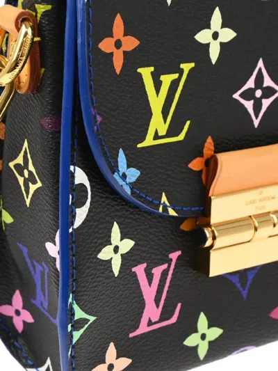 Pre-owned Louis Vuitton X Takashi Murakami 2017 Heartbreaker Shoulder Bag In Black