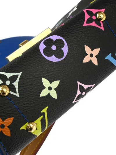 Pre-owned Louis Vuitton X Takashi Murakami 2017 Heartbreaker Shoulder Bag In Black