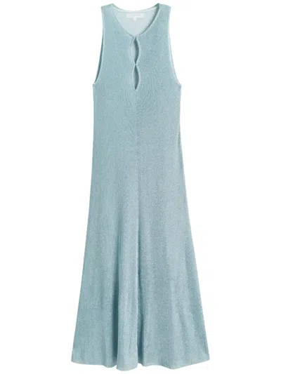 Chinti & Parker Laura Shimmer Dress In Blue