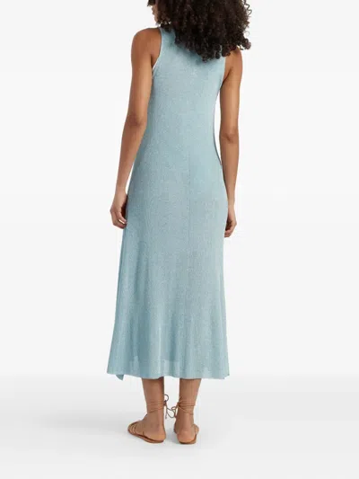 Chinti & Parker Laura Shimmer Dress In Blue