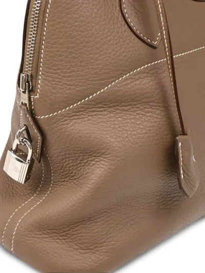 Pre-owned Hermes 2006 Bolide 31 Two-way Tote Bag In Brown