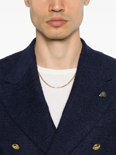 Gabriele Pasini Textured Blazer In Blue
