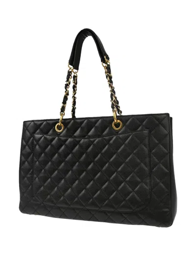 Pre-owned Chanel 2014 Timeless Tote Bag In Black