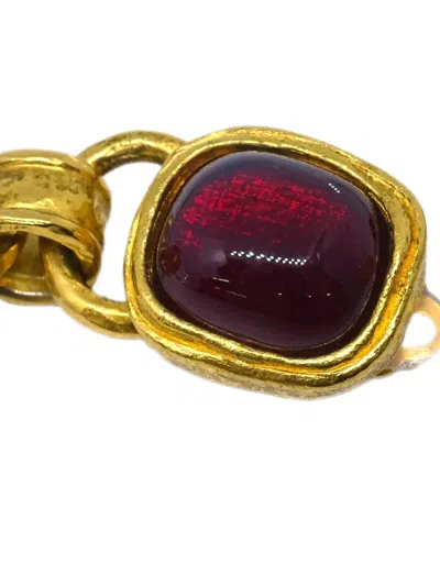 Pre-owned Chanel 1994 Bell-charm Earrings In Gold