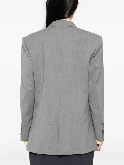 Alainpaul Single-breasted Blazer In Grey