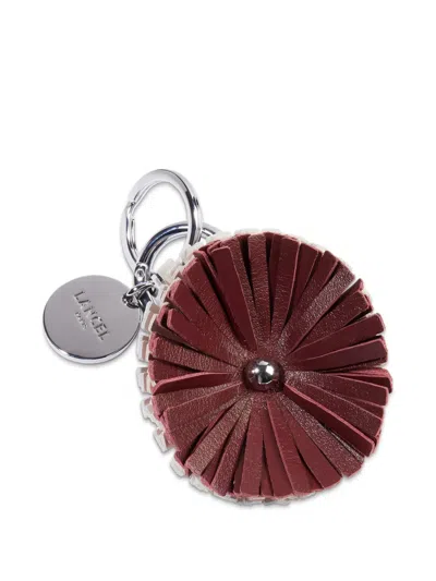 Lancel Tutti Fleuri Keyring In Silver