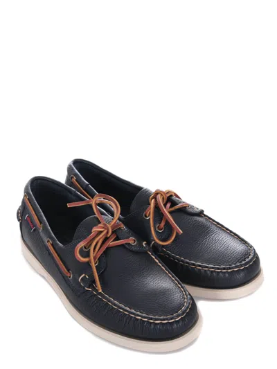 Sebago Moccasins In Hammered Leather