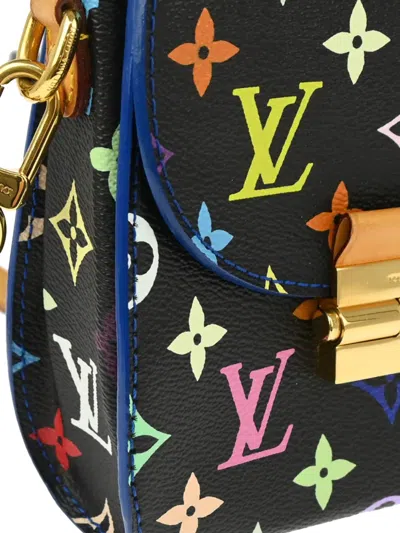 Pre-owned Louis Vuitton X Takashi Murakami 2012 Heart Breaker Shoulder Bag In Black