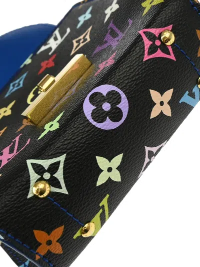 Pre-owned Louis Vuitton X Takashi Murakami 2012 Heart Breaker Shoulder Bag In Black