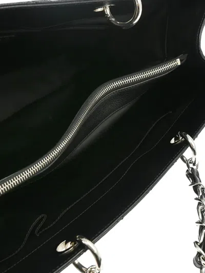 Pre-owned Chanel 2012 Xl Grand Shopping Tote Bag In Black