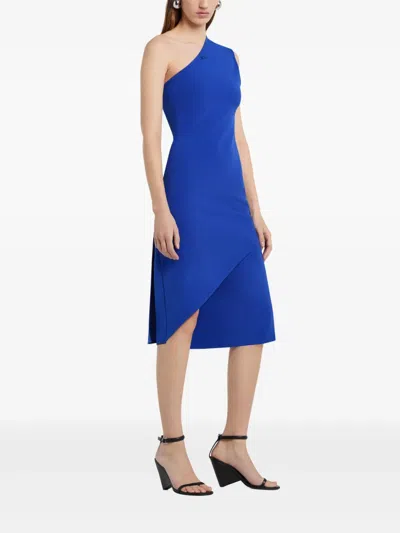 Courrèges Infinity Midi Dress In Blue