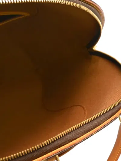 Pre-owned Louis Vuitton 1997 Monogram Ellipse Mm Tote Bag In Brown