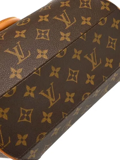 Pre-owned Louis Vuitton 1997 Monogram Ellipse Mm Tote Bag In Brown