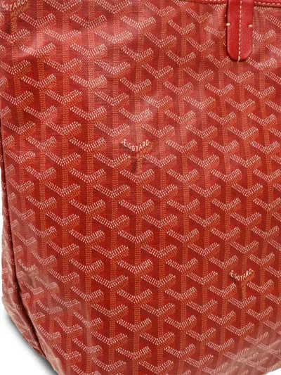 Pre-owned Goyard 2018 St. Louis Gm Tote Bag In Red