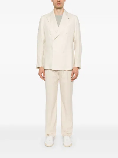Jacob Cohen Lucas Trousers In Neutrals