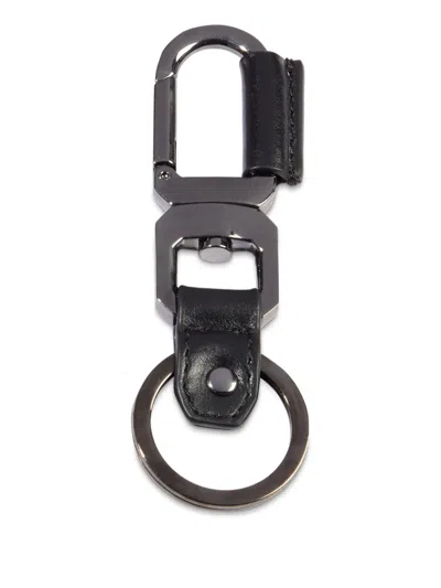 Lancel Charlie Keyring In Black