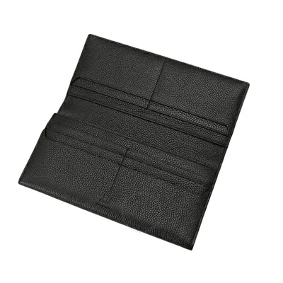 Dunhill Grained Leather Belgrave Coat Wallet In Black In Black