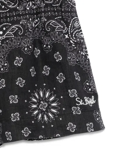 Mc2 Saint Barth Meave Shorts In Black