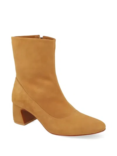 Blue Bird Shoes Block-heel Ankle Boots In Brown