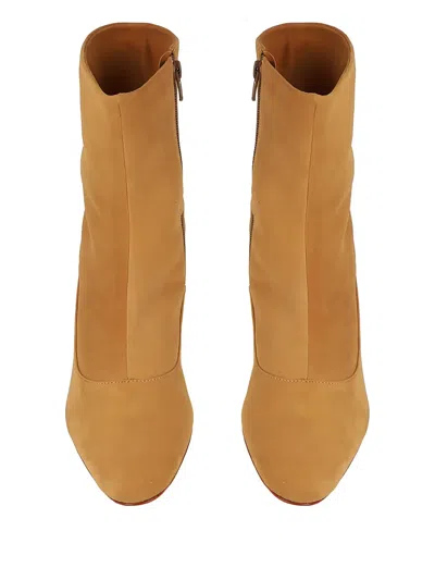 Blue Bird Shoes Block-heel Ankle Boots In Brown