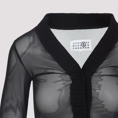 Mm6 Maison Margiela Mm6 By Maison Margiela Black Long Sleeves Top In Black